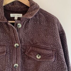 Cleo and wolf jacquard jacket